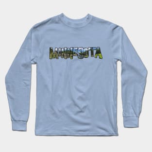 Minnesota (St. Louis River & Munger Trail) Long Sleeve T-Shirt